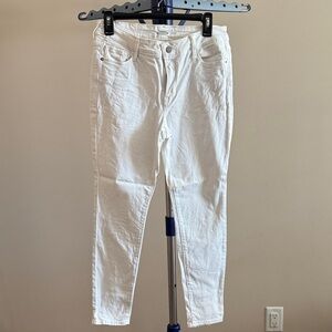 Old Navy White Rockstar Super Skinny Jeans